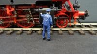 KM-1 460222B Loco driver Lambrecht  1:45