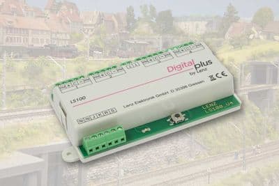 Lenz 11101 LS101 Accessory decoder for 4 turnouts with feedback