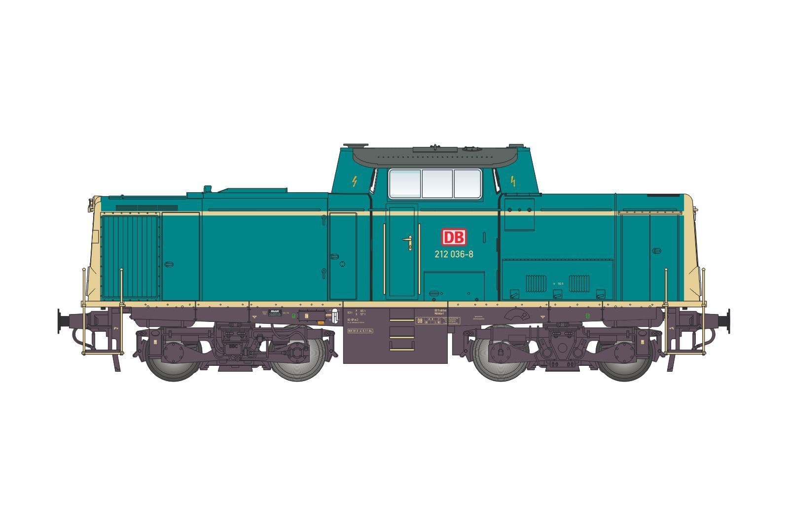 Lenz 40135-03 DB Br212 Era 5 Ocean Blue