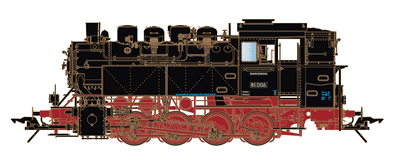 Lenz 40281-02 DB Br81 Steam Locomotive