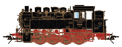 Lenz 40281-03 DRG Br81 Steam Locomotive