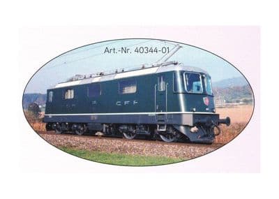Lenz 40344-01 SBB Re4/4 II Electric Locomotive Green