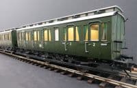 Lenz 41160-80 DB set of 3 Prussian Abteilwagen