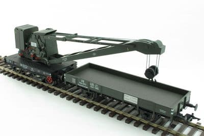 Lenz 42450-02 DB 10T Whylen crane with flat wagon