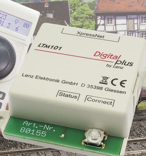 Lenz 80155 LTM101 Radio Receiver for 21102 LH101-R Radio Handset