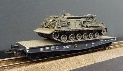 Liliput L235744/ 6870244 ÖBB  Flat wagon type Samm with tank load