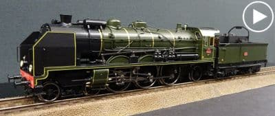 Modelbex HO-MX-003/3  SNCF Pacific ÉTAT 3-231 H 720, Dieppe, tender 22 C 453