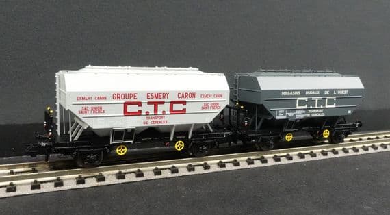 NW-303 SNCF 2 x Grain wagons