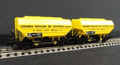 NW-316 SNCF 2 x Grain wagons