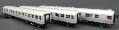 PIKO 57667/8/9 Expert DB Set of 3 Silver coin coaches