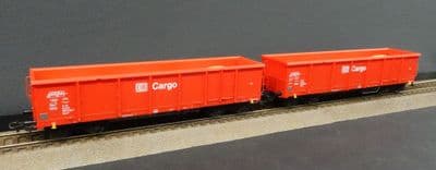 PIKO 58234 Expert DB AG Set of 2 Eaos Gondolas