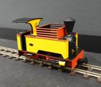 Rapido 986008 Kerr Stuart Sirdar -Yellow with Cane bin