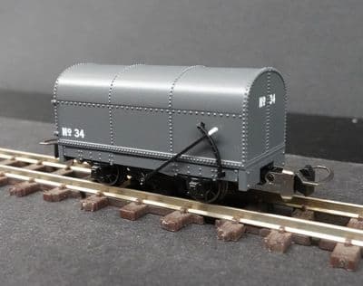 Rapido 990203 Grey gunpowder van No.34