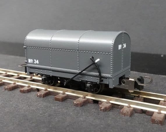 Rapido 990203 Grey gunpowder van No.34