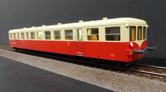 REE VB-442 SNCF XR7397 Autorail trailer analog