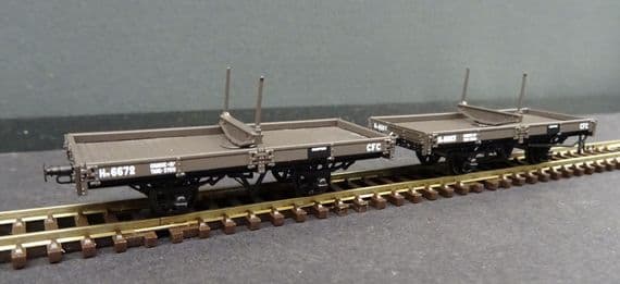 REE VM-037 Set of 2 Flat Wagons