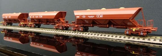 REE WB-574 SNCF  Set of 3 EX  Hoppers