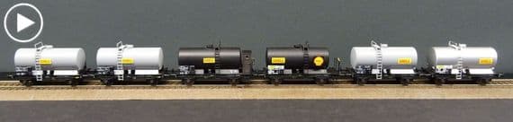 REE WB-722 SNCF set of 6  OCEM29 tank wagons