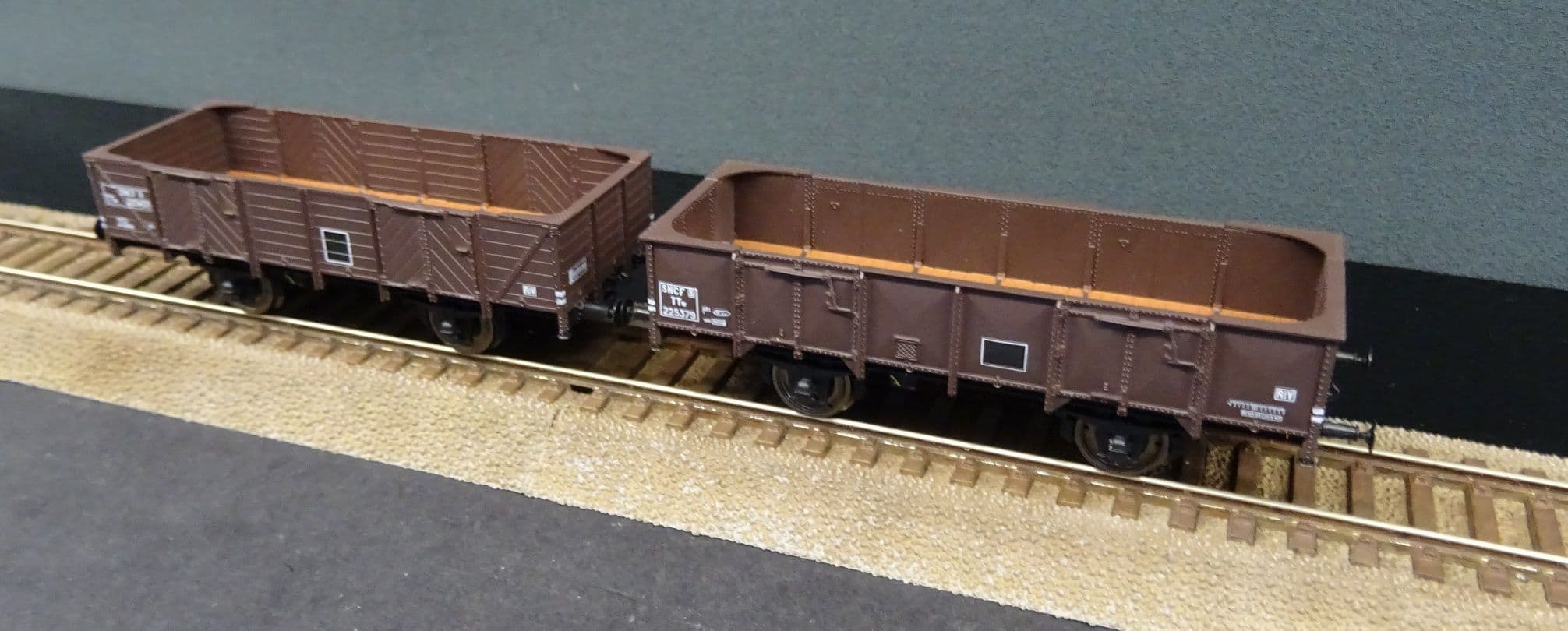 REE WB-819 SNCF ex PLM Set of 2 open wagons