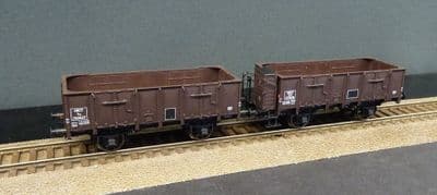 REE WB-836 SNCF Set of 2 OCEM19 open wagons