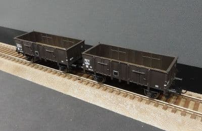 REE WB-916 SNCF Set of 2 Ludwigshafen open wagons