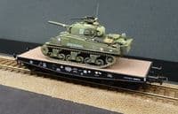REE WBA-019 SNCF Tank transport wagon with M4A2 Sherman