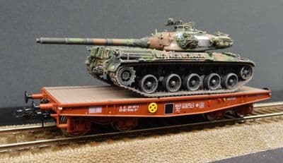 REE WBA-033 SNCF Tank transport wagon with load