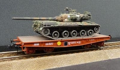 REE WBA-036 SNCF Tank transport wagon with load