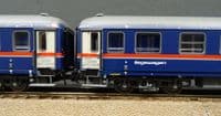 Rivarossi HR4378 SBB Nightjet Bvcmz248.5 Sleeper Coach Set