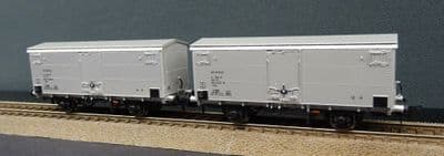 Rivarossi HR6563 FS Lfms Silver UK Gauge Refrigerated Wagon Set