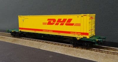 Rivarossi HR6575 Cemat Container Wagon  DHL