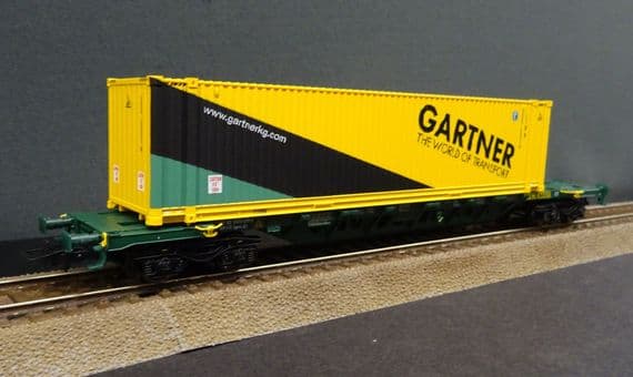 Rivarossi HR6579 Cemat Container Wagon  Gartner