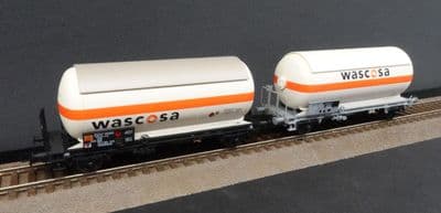Rivarossi HR6622 WASCOSA  2 Axle Gas Tank Wagon Set of 2