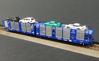 Rivarossi HR6623 Transfesa / Hispanauto Car transporter No. 24 71 427 3 030-5