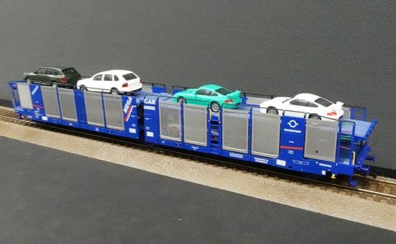 Rivarossi HR6623 Transfesa / Hispanauto Car transporter No. 24 71 427 3 030-5