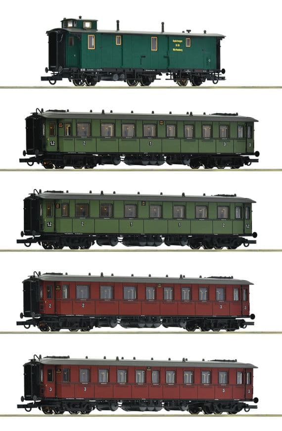 Roco 6200076 K.W.St.E Express coach set