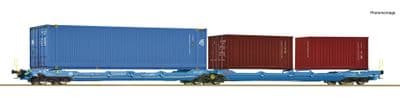 Roco 6600036 Nacco  Double pocket wagon VI