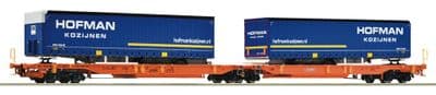 Roco 6600072  Wascosa Double pocket wagon VI