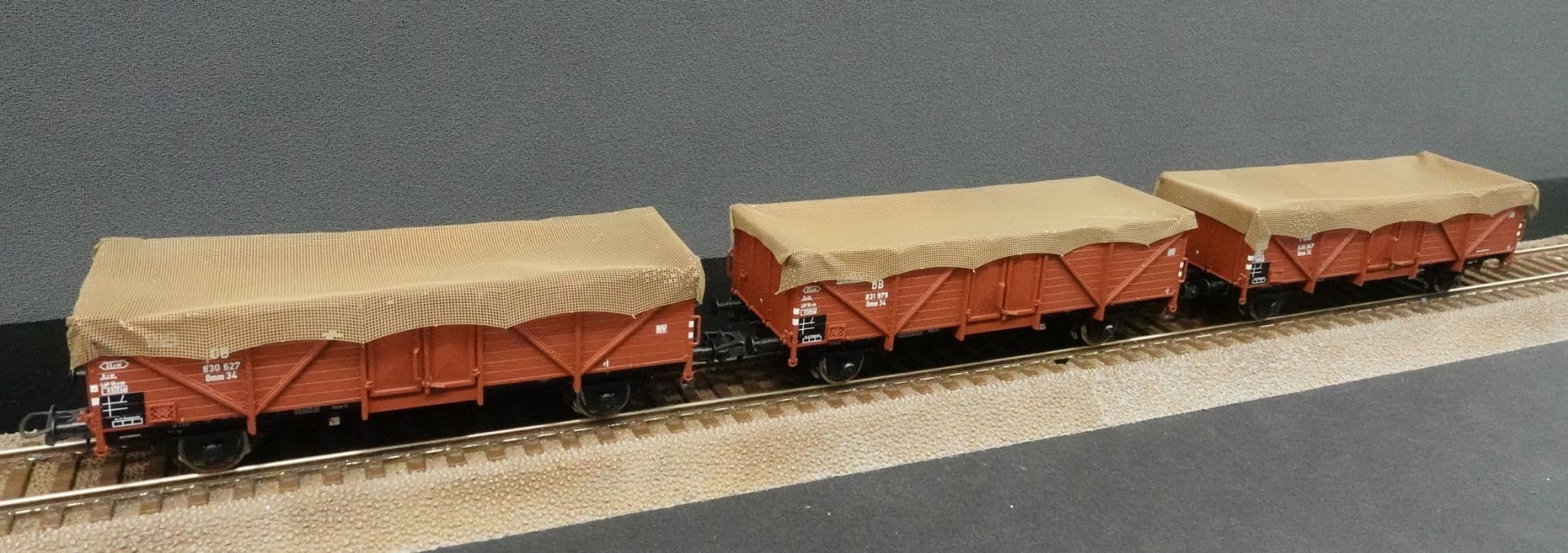 Roco 6600075 DB Set of 3 gondola wagons