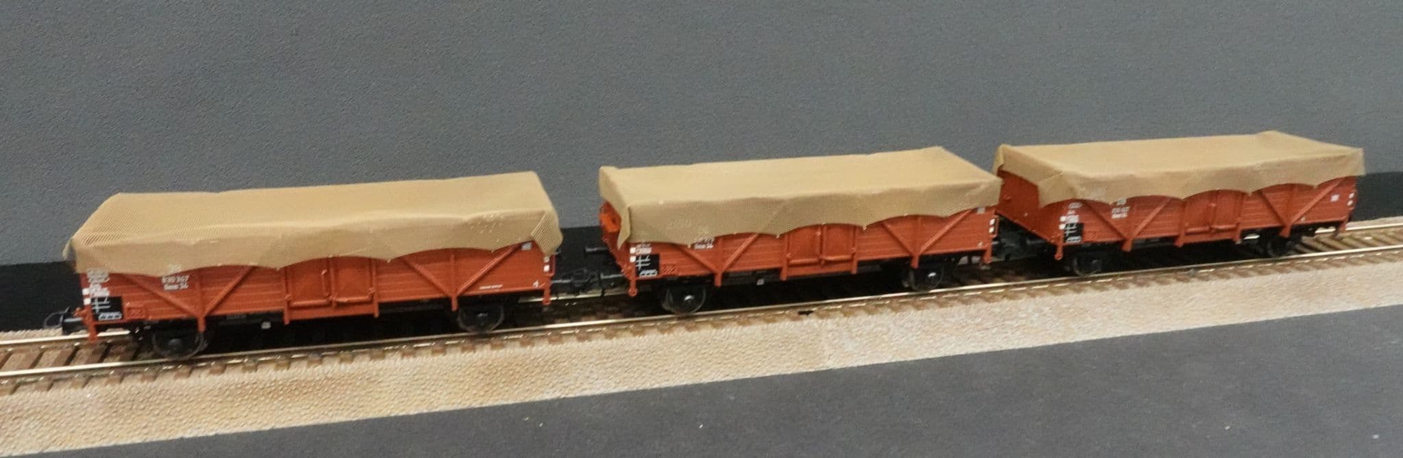 Roco 6600075 DB Set of 3 gondola wagons