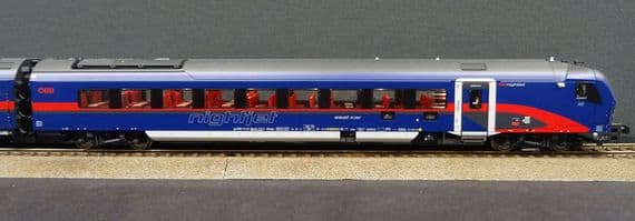 Roco 70496/5510004 ÖBB NightJet Train Pack DCC sound