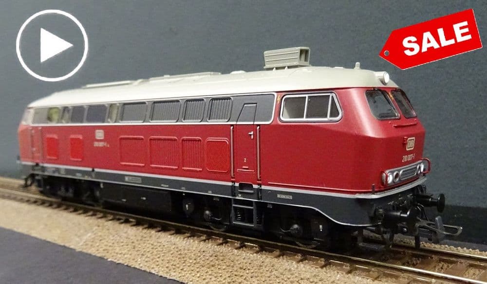 Roco 70765 DB Br210 Diesel with Gas Turbine booster DCC Sound