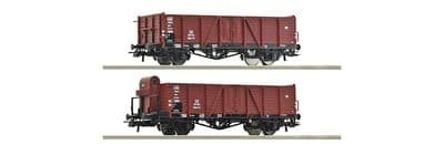 Roco 76289 DB Set of 2 gondola wagons