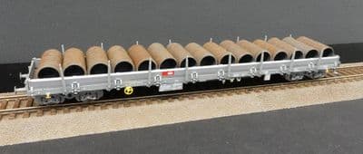 Roco 76591 SBB Res Bogie Stake Wagon w/Wire Reel Load
