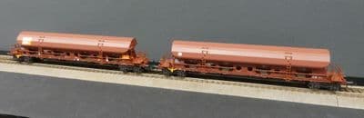 Roco 77036 DB Tadgs959 Swivel Roof Bogie Hoppers.  Set of 2 wagons