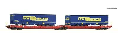 Roco 77385 DB AG  Double pocket wagon VI