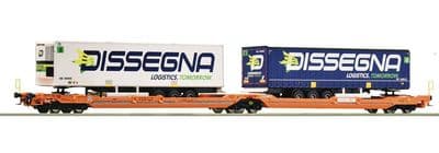 Roco 77395 Wascosa  Double pocket wagon VI