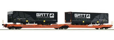 Roco 77403 Wascosa  Double pocket wagon VI