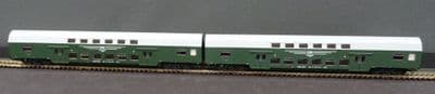 Roco TT 6280007  DR Double deck coach set