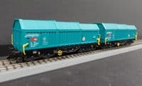 Roco TT 6680014 SBB set of 2 Telescopic hood wagons